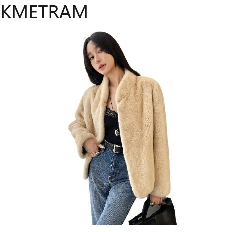 Winter Clothing Label - KMETRAM Real Purple Label Velvet Mink