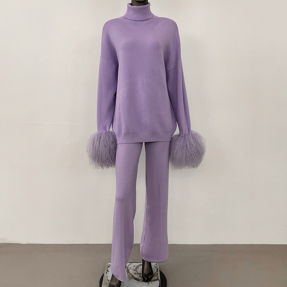 Wool Blend Coat - Coat Women Knitted Suit Women's Sweater