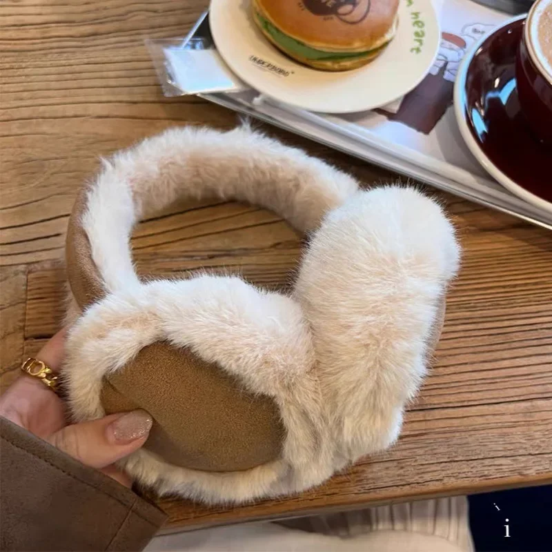 Ear Muff Foldable - Fashion Plush Ear Muffs Foldable Thicken