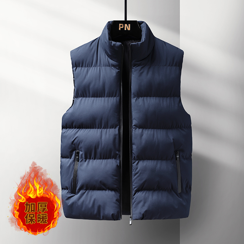 Men Winter Thick Padded Gilet  - Padded Vest Gilet 评论和价格