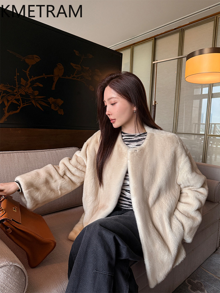 KMETRAM Real Whole Mink Fur Co - Winter Clothing Label 评论和价格