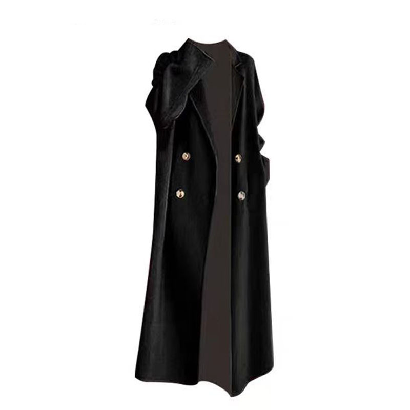 Autumn and Winter High-end Set - Wool Blend Coat 评论和价格