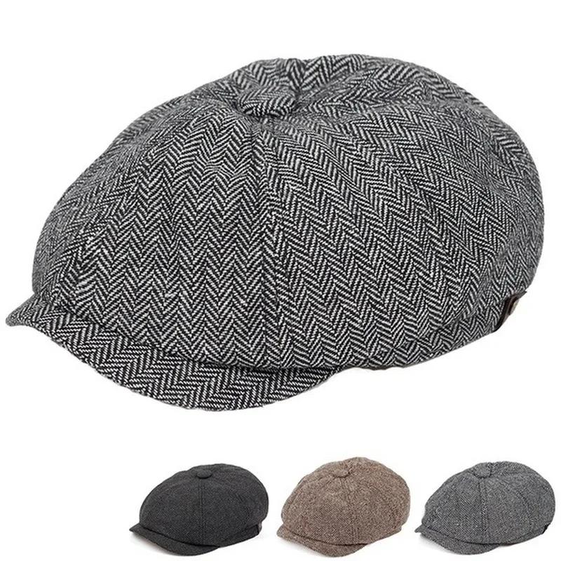 Men Flat Top Ivy Gatsby Drivin - Winter Clothing Drive 评论和价格