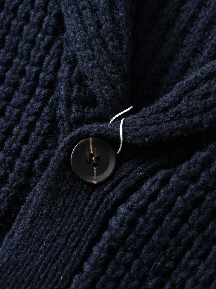 Eu Vintage 100% Wool Chunky Kn - Wool Blend Coat 评论和价格