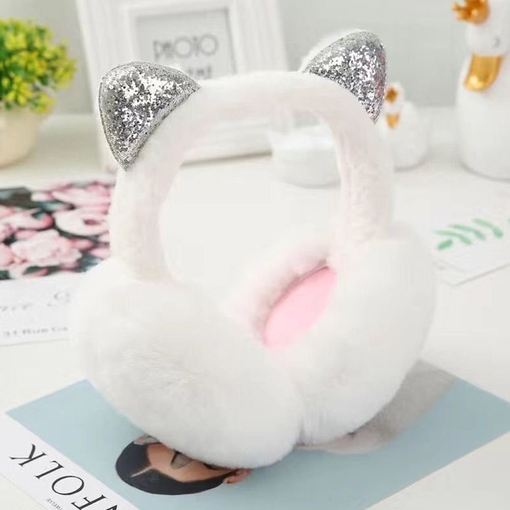 Cute Rabbit Design Animal Ear  - Ear Muff Foldable 评论和价格