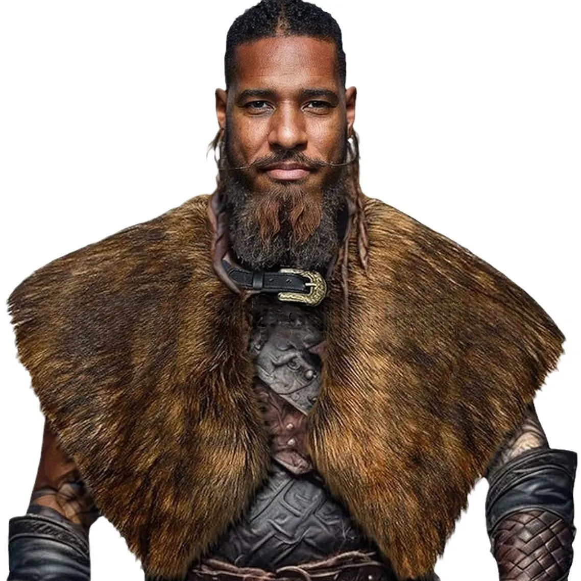 Halloween Fur Collar Winter Cl - Winter Clothing Accessories 评论和价格