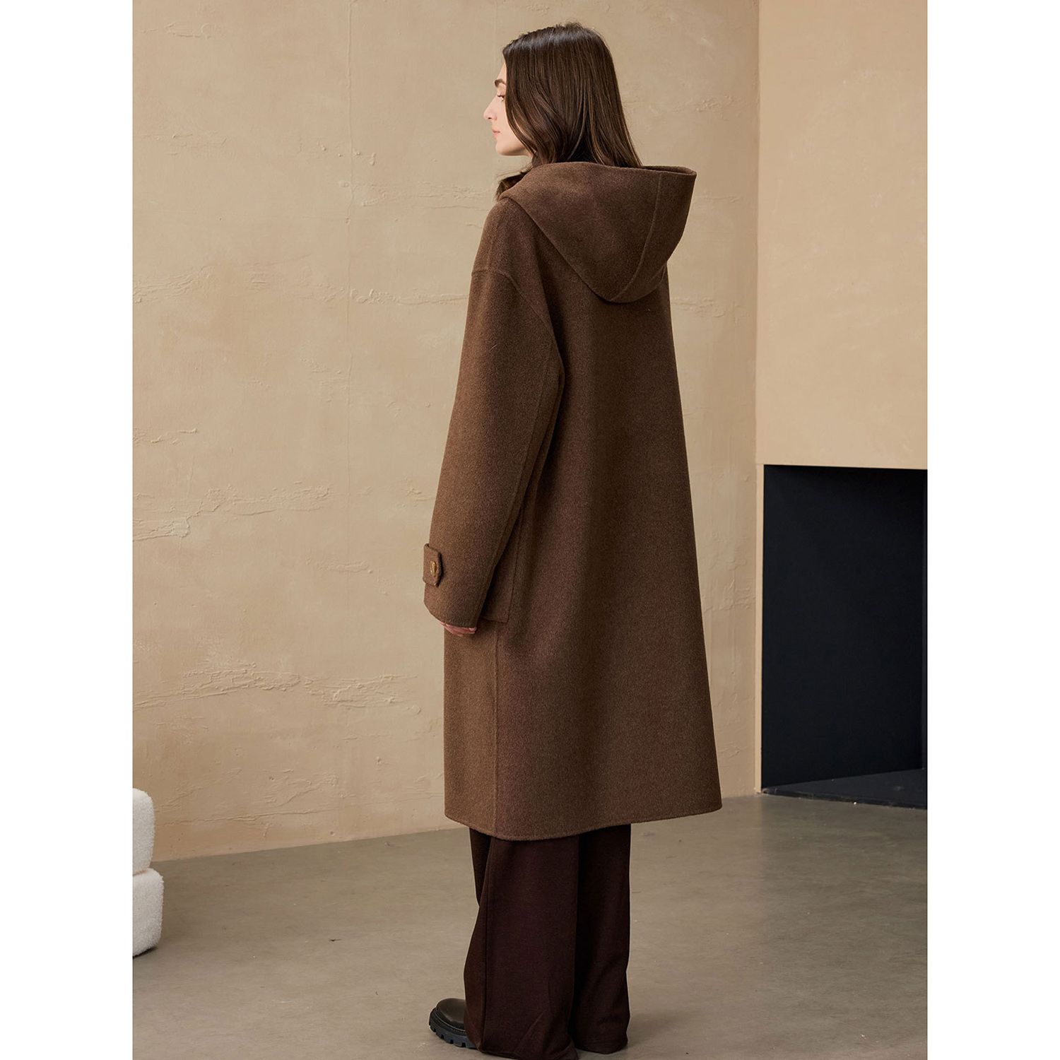 Allingentle Women's Blazer Woo - Wool Blend Coat 评论和价格