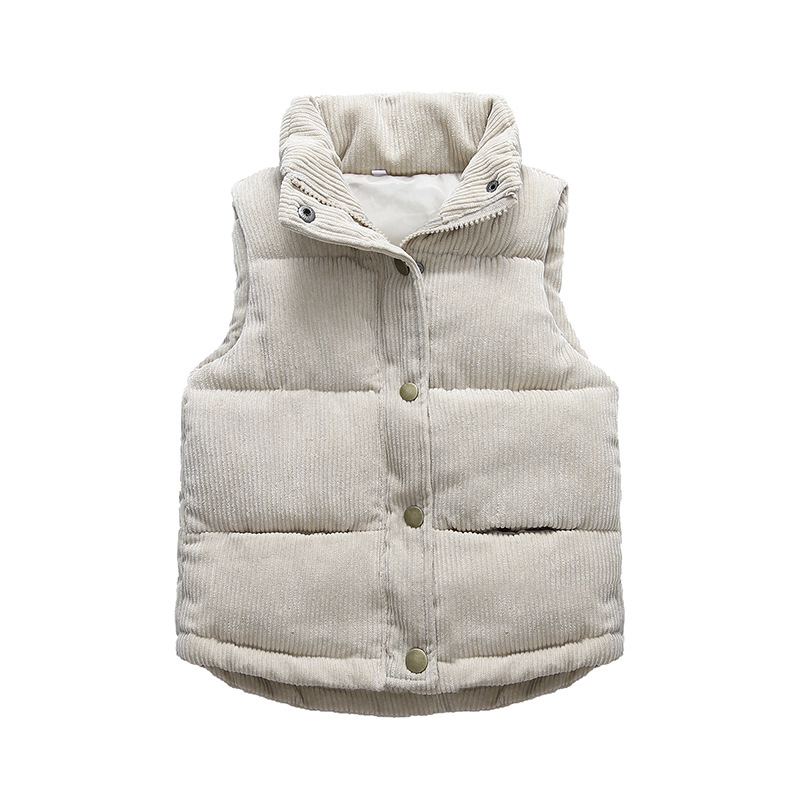 Kids Boys Girls Corduroy Vests - Winter Clothing For Kids 评论和价格