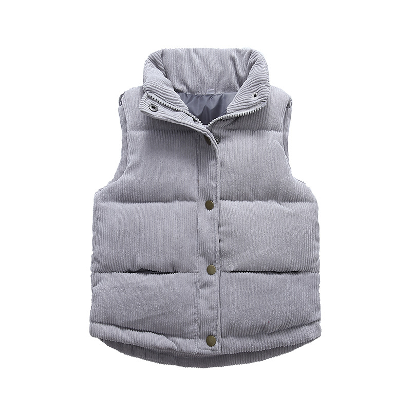 Kids Boys Girls Corduroy Vests - Winter Clothing For Kids 评论和价格