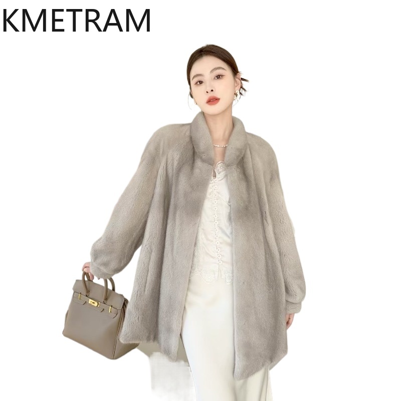 KMETRAM Natural Whole Mink Fur - Winter Clothing Label 评论和价格