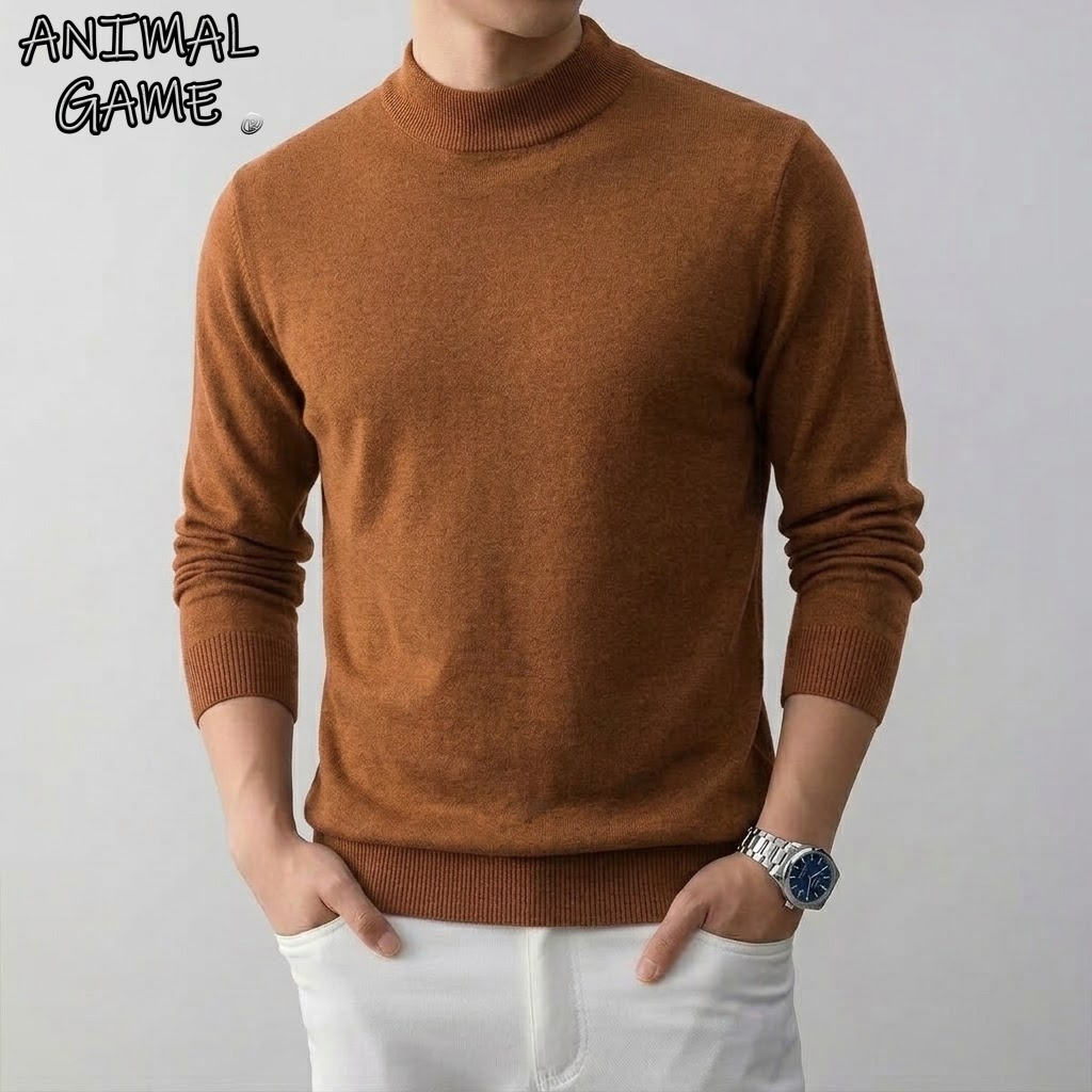 Men's Solid High Stretch Mock  - Wool Blend Coat 评论和价格