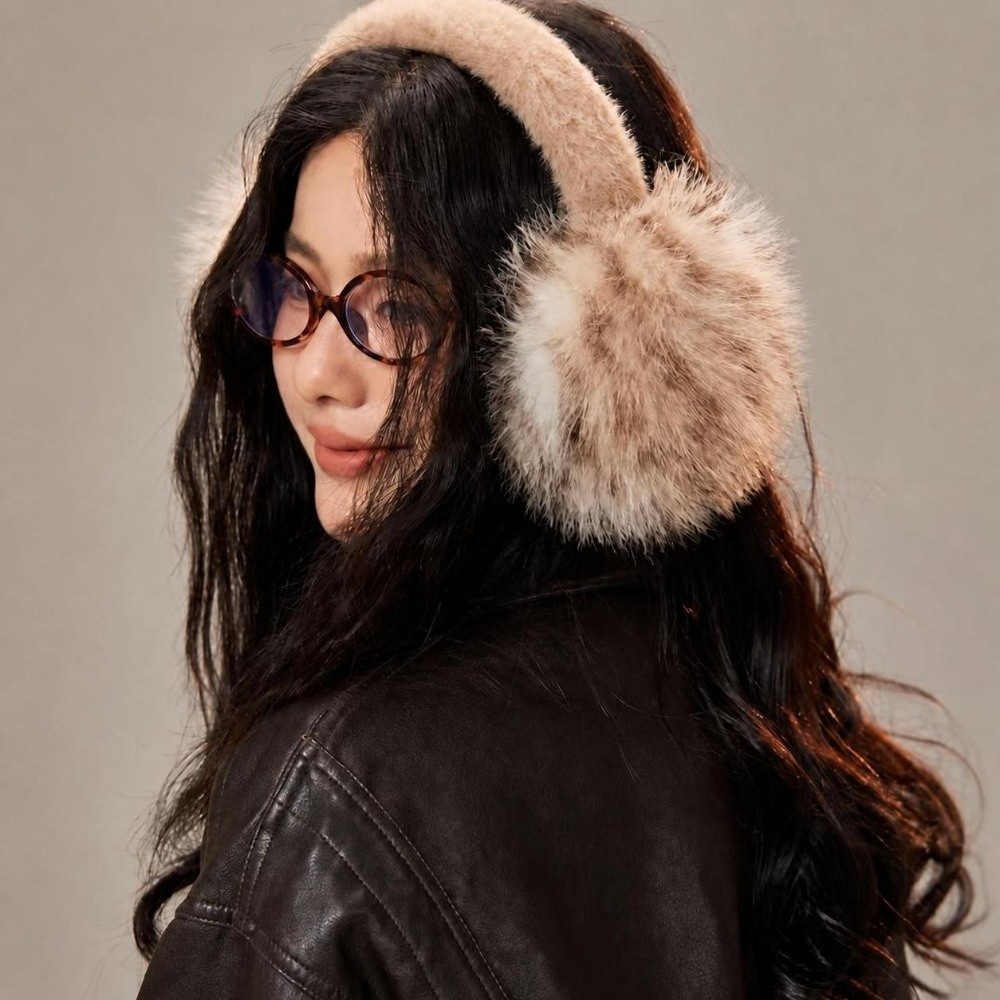 Vintage Windproof Faux Fur Ear - Ear Muff Foldable 评论和价格