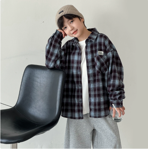 Boys Shirt  Autumn and Winter  - Winter Clothing Label 评论和价格
