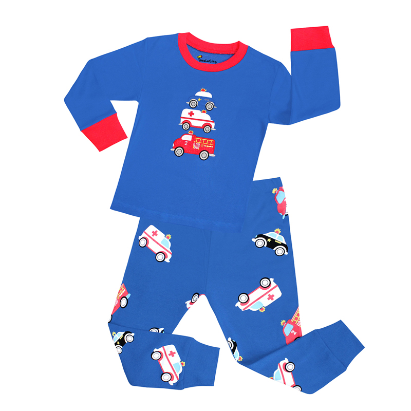 100 Cotton Boys Pajamas Sets 2 - Winter Clothing Baby Boy 评论和价格