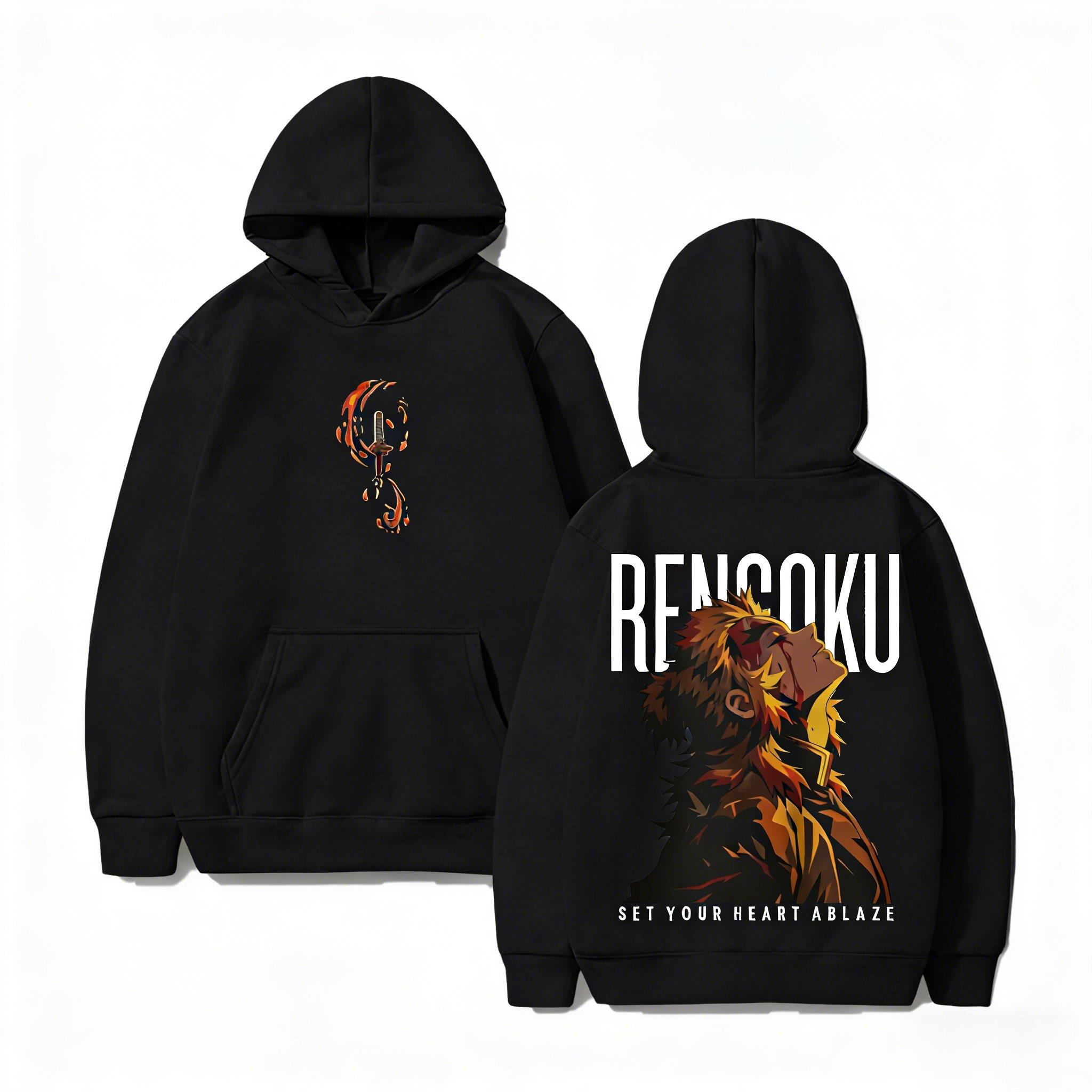 Demon Slayer Rengoku Hoodie An - Winter Clothing Anime 评论和价格