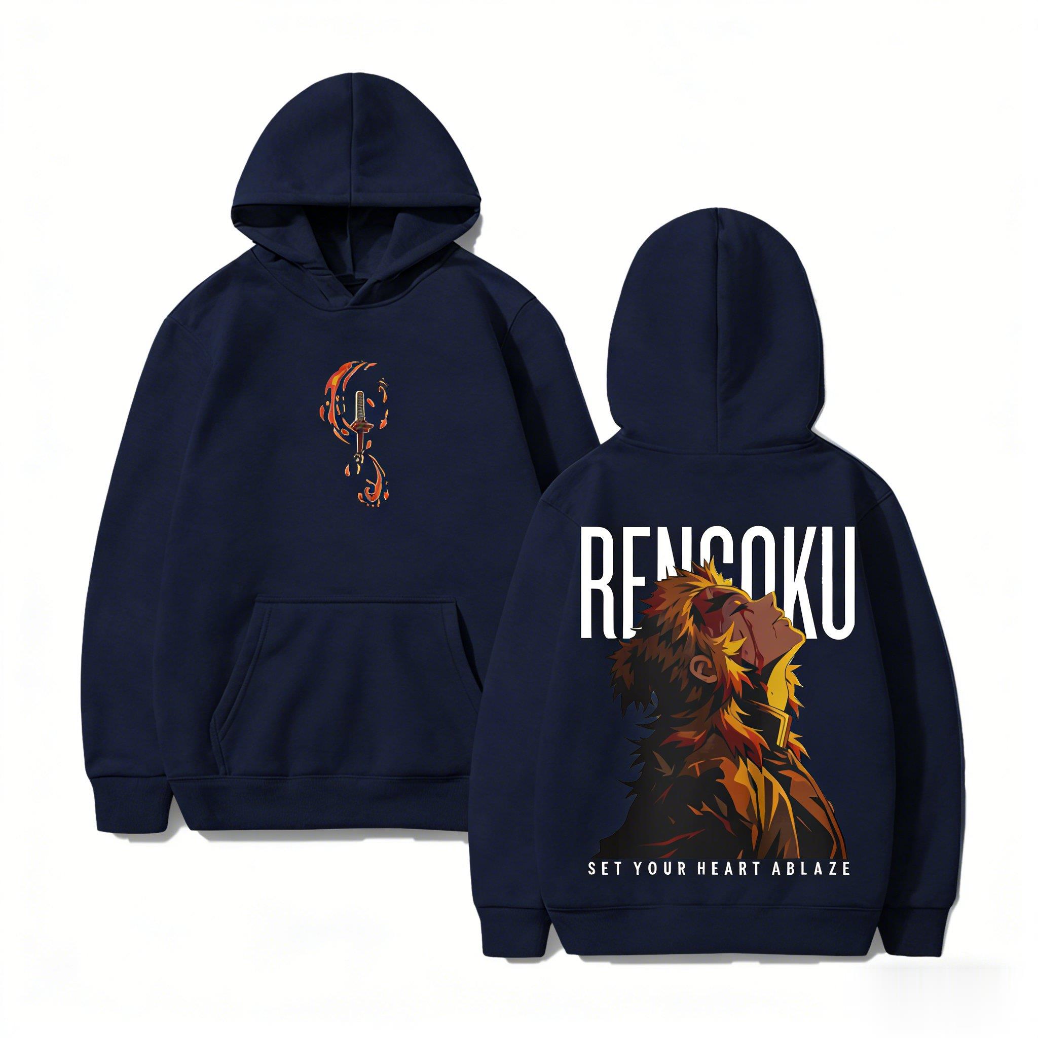 Demon Slayer Rengoku Hoodie An - Winter Clothing Anime 评论和价格