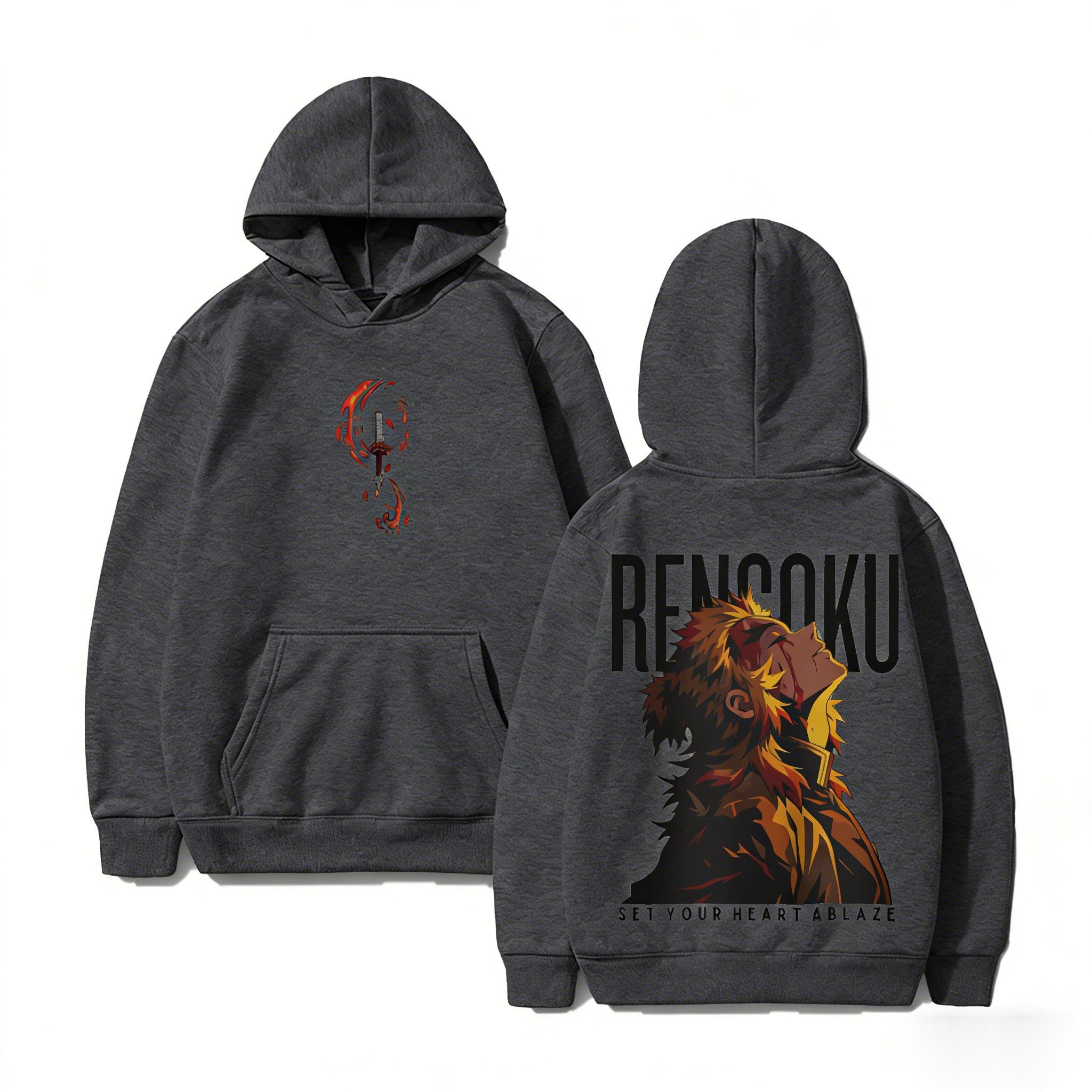 Demon Slayer Rengoku Hoodie An - Winter Clothing Anime 评论和价格