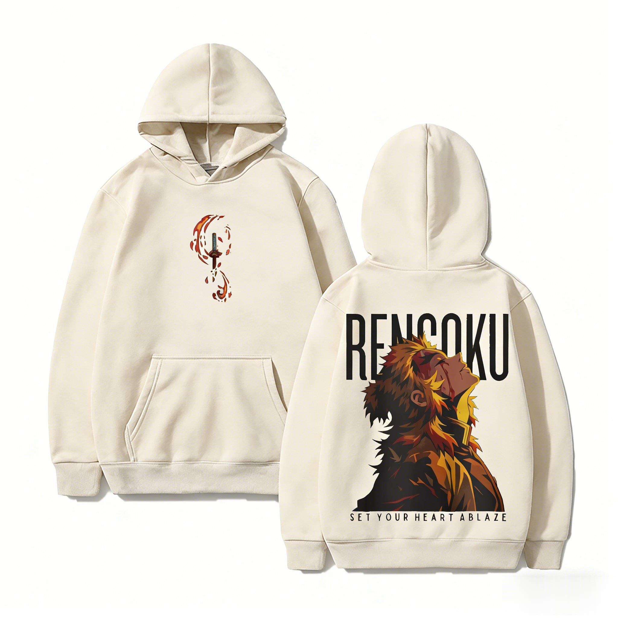 Demon Slayer Rengoku Hoodie An - Winter Clothing Anime 评论和价格