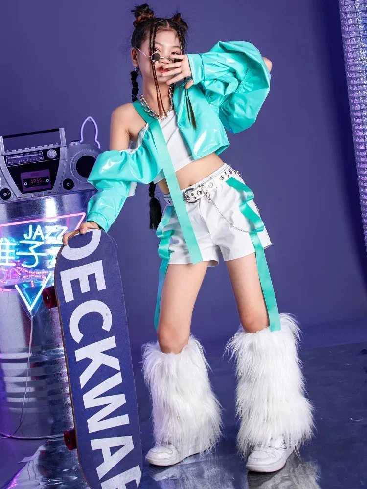 Girl Model Catwalk Costume Set - Winter Clothing For Kids 评论和价格