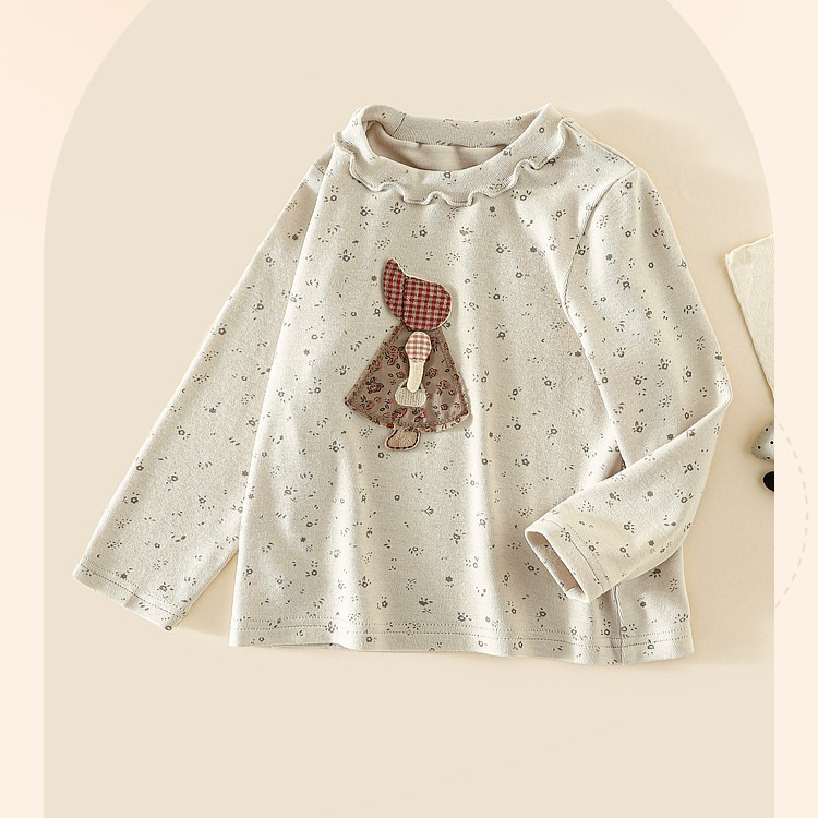 Girls T-shirt 2026 Autumn and  - Winter Clothing Label 评论和价格