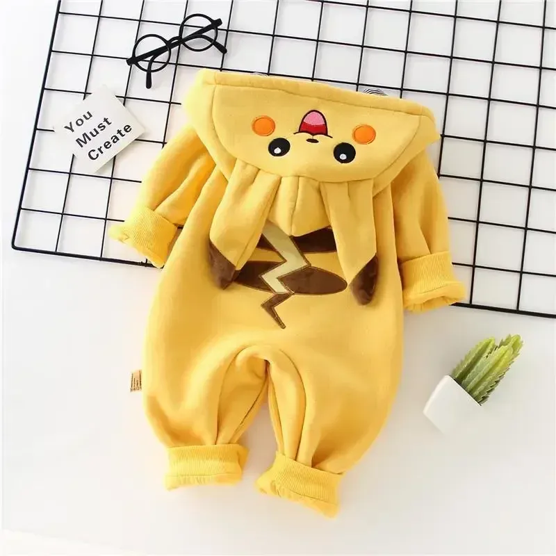Cartoon Pocket Monsters Baby P - Winter Clothing For Kids 评论和价格