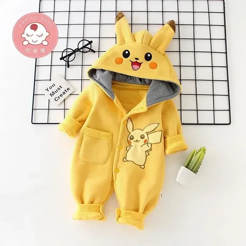 Cartoon Pocket Monsters Baby P - Winter Clothing For Kids 评论和价格