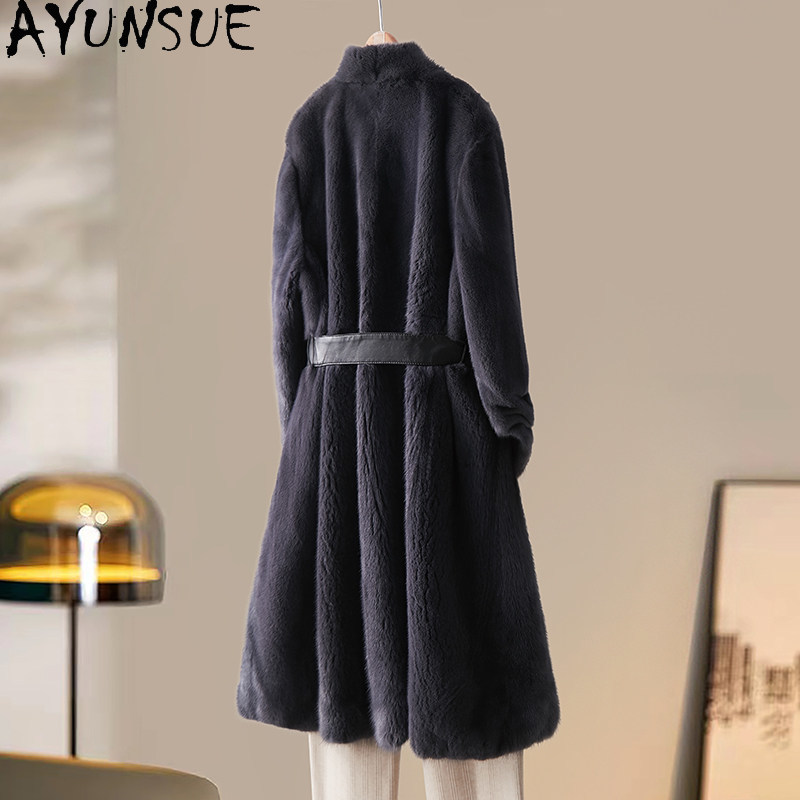 AYUSNUE Natural Female Mink Co - Winter Clothing Label 评论和价格