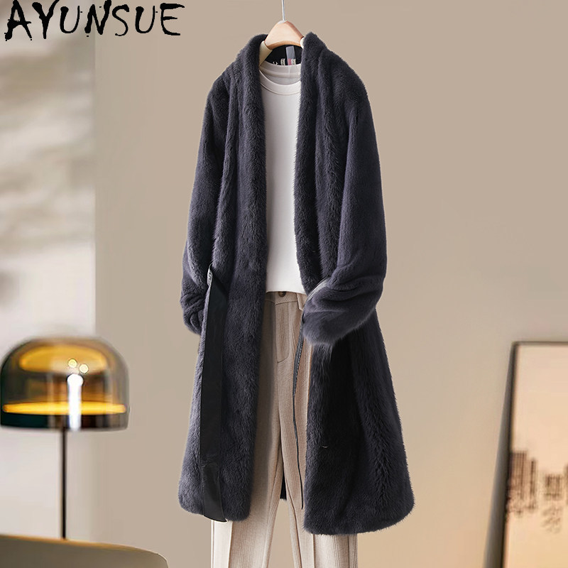 AYUSNUE Natural Female Mink Co - Winter Clothing Label 评论和价格