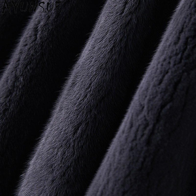 AYUSNUE Natural Female Mink Co - Winter Clothing Label 评论和价格