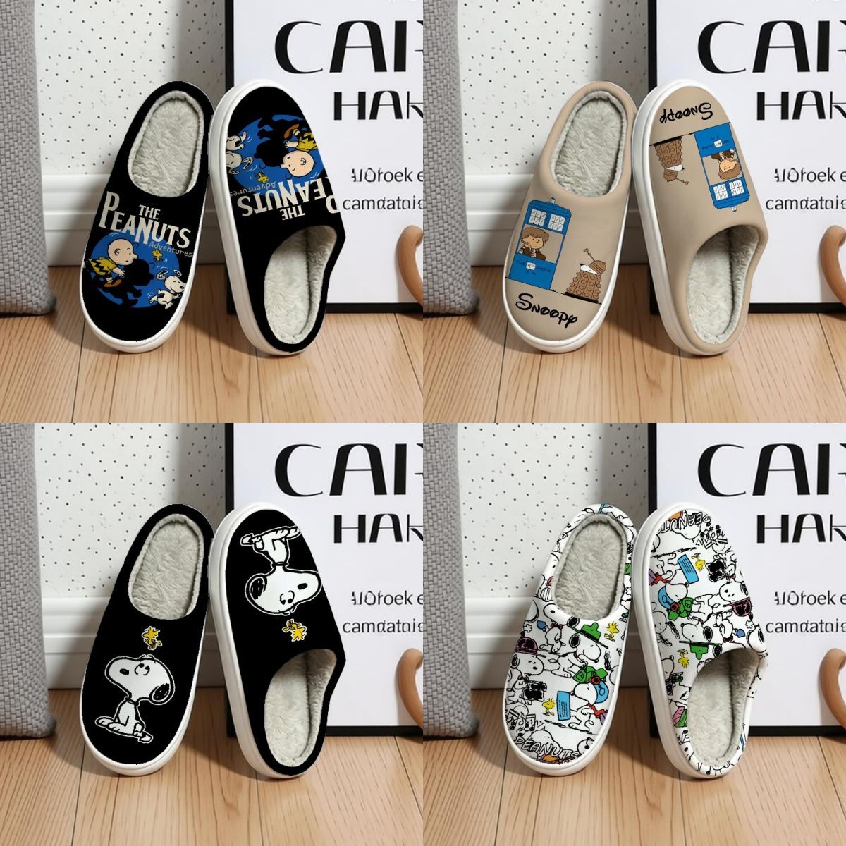 Cute Snoopy Peanuts Cartoon Co - Winter Clothing Anime 评论和价格