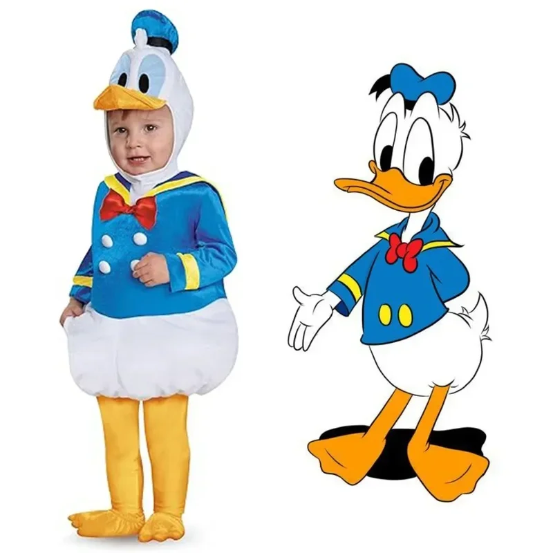 AA Anime Donald Duck Cosplay C - Winter Clothing For Kids 评论和价格