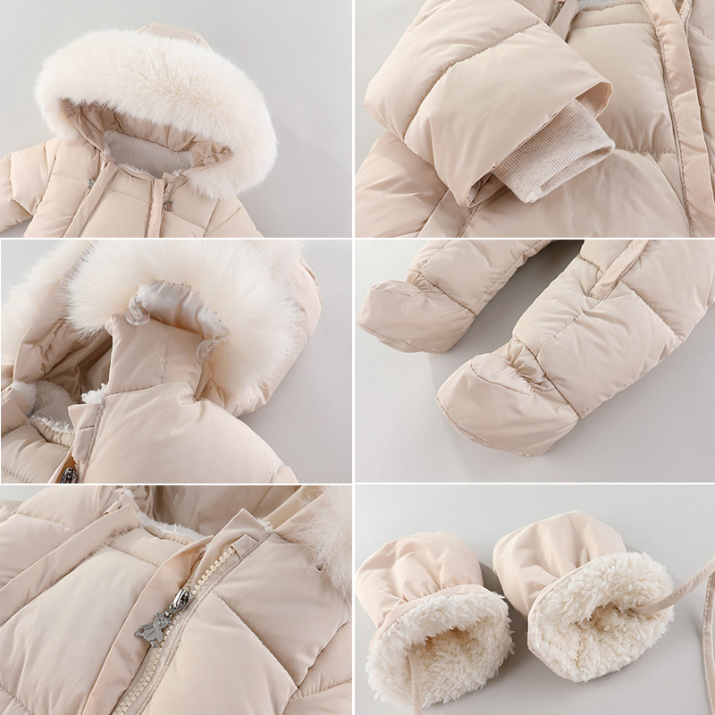Winter Newborn Baby Romper Wit - Winter Clothing Baby Boy 评论和价格