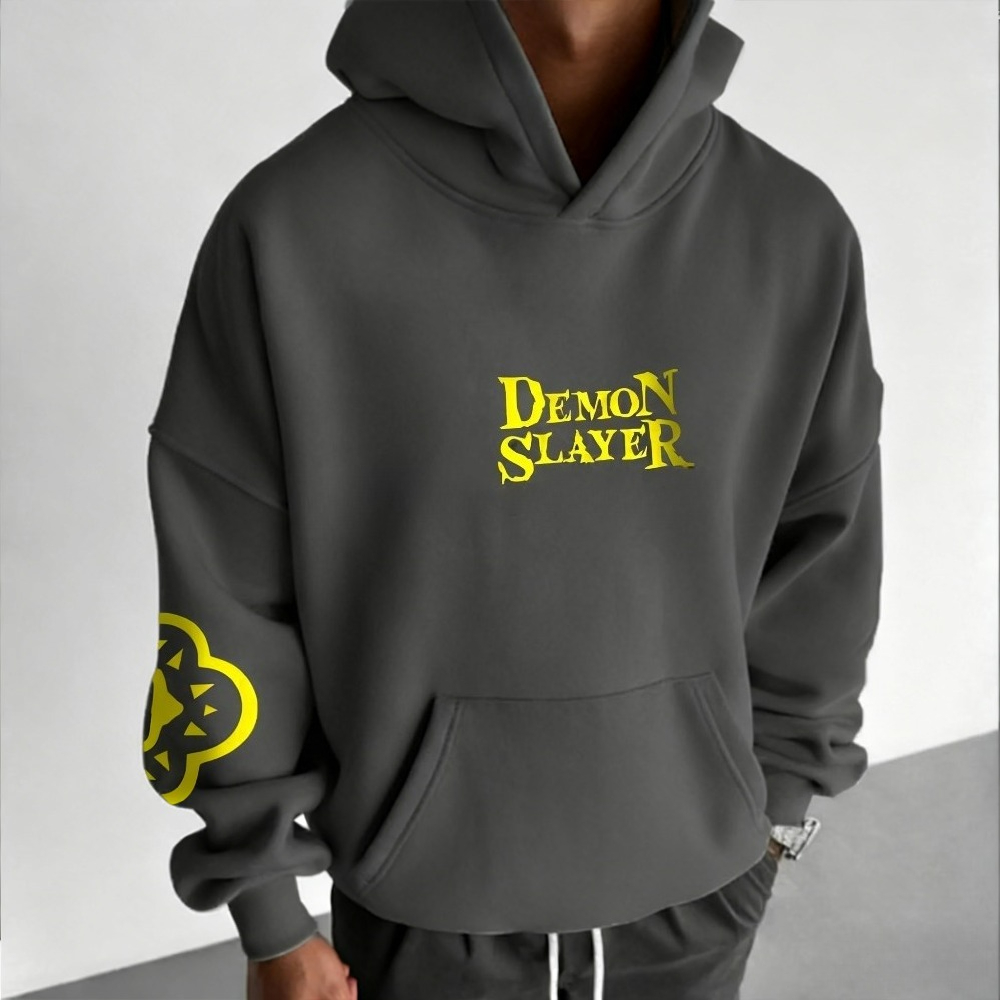 Demon Slayer Men's Hoodie Swea - Winter Clothing Anime 评论和价格