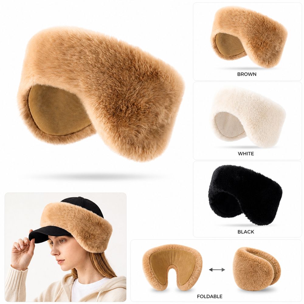 New Foldable Earmuffs Faux Fur - Ear Muff Foldable 评论和价格